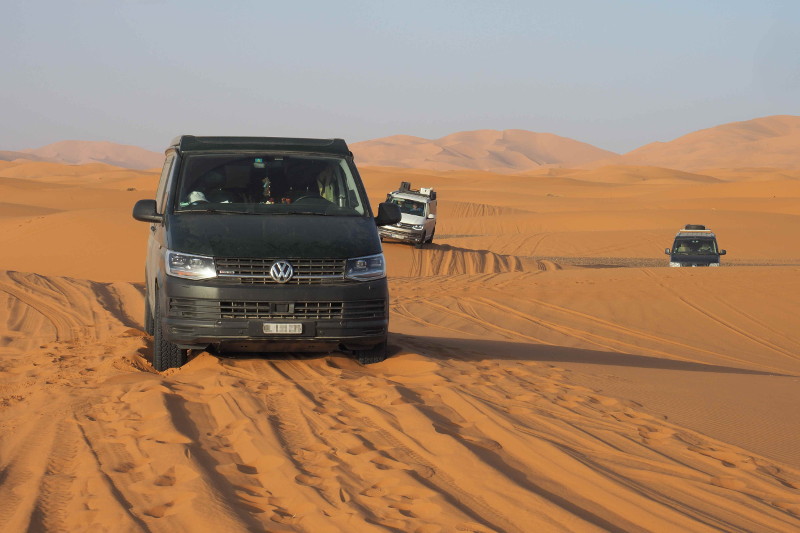 Offroad mit dem VW T6 in Marokko