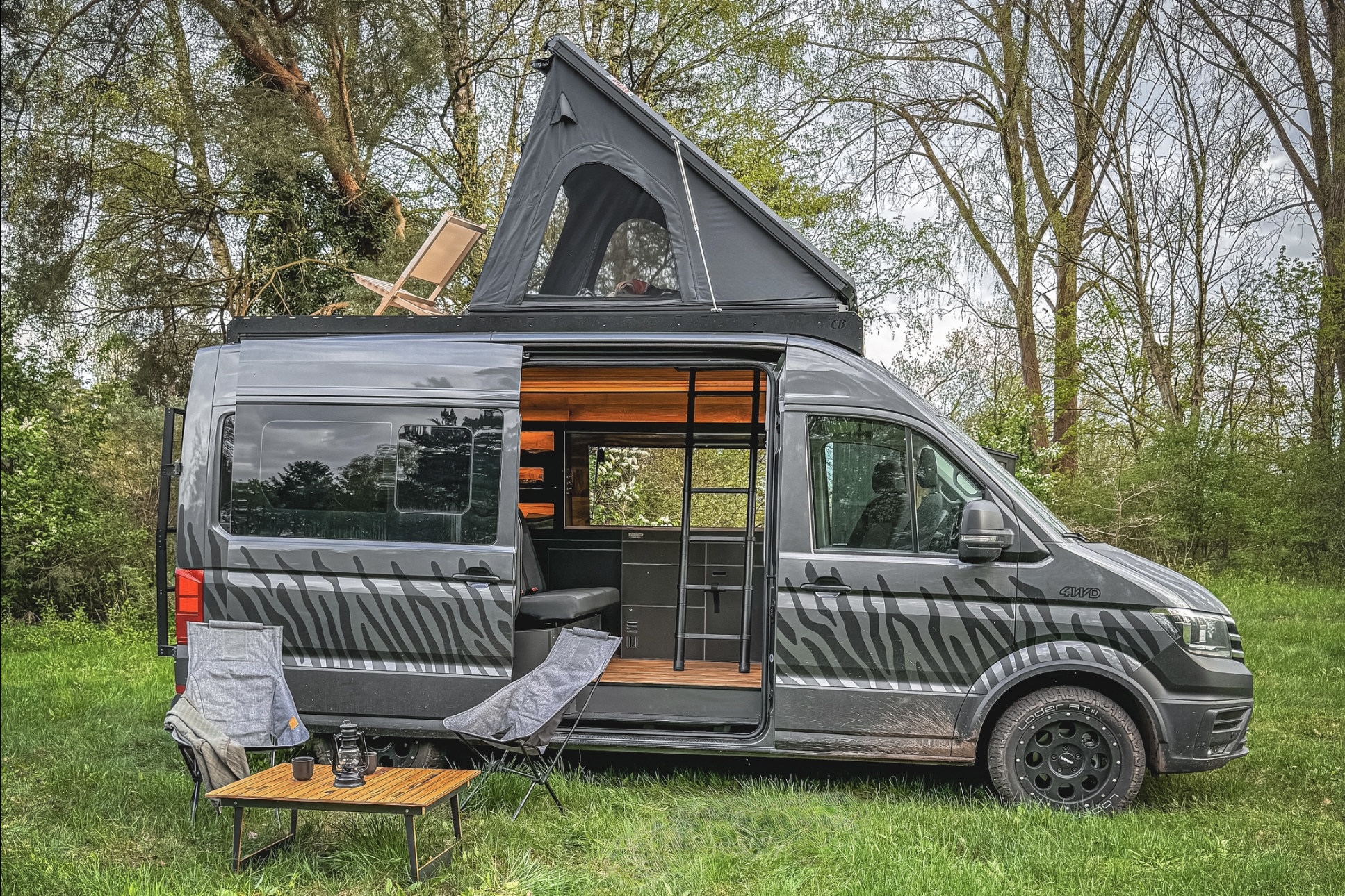 Das innovative Dachbett des Camper XL